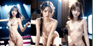 アイドル美少女のオールヌード画像まとめ【AIヌードグラビア】