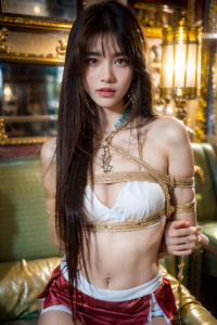 店で縛られてるキャバ嬢