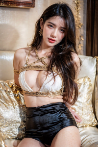 店で縛られてるキャバ嬢