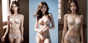 下着姿のAI美女エロ画像【AIヌードグラビア】