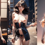 陰毛の綺麗な3Dイラスト美女のエロ画像