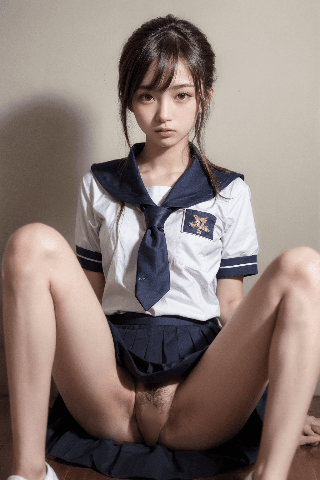 ロリ系JKのヘアヌード